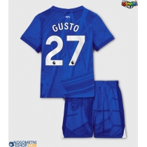 Otroški Nogometni dresi Chelsea Malo Gusto #27 Domači 2025-26 Kratek Rokav (+ Kratke hlače)